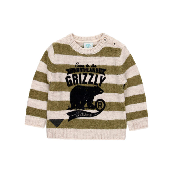 Il Gatto e la Volpe | Negozio Abbigliamento Bambini Angera | Boboli Bambino 2-6a | Stagione 2022/23 | Maglione Grizzly Bambino