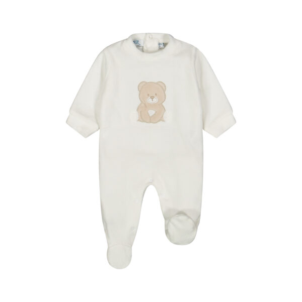 Il Gatto e la Volpe | Negozio Abbigliamento Bambini Angera | Boboli Neonata 0-18m | Stagione 2022/23 | Tutina orsetto neonata