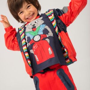 Il Gatto e la Volpe | Negozio Abbigliamento Bambini Angera | Boboli Bambino 2-6a | Stagione 2023 | Short vespa rosso 3