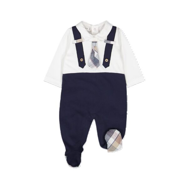 Il Gatto e la Volpe | Negozio Abbigliamento Bambini Angera | Melby Neonata 0-24 mesi| Stagione 2023/24 | Tutina elegante